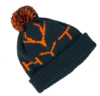 
Whyte Bobble hat 100% Acrylic Navy/Orange OS